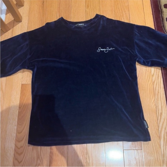 FREE SHIP-3PC Misguided x Sean John velour tracksuit jacket navy women’s US 4,2 - Picture 2 of 16